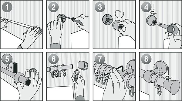 Montaż karnisza ściennego